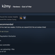 Steam review for God of War on PC reading "10 boy out of 10"